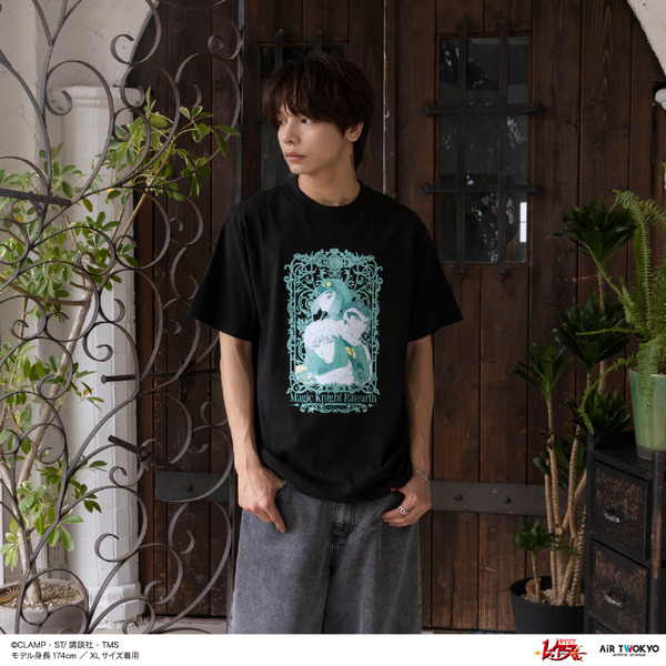 デコラティブTシャツ 5（イーグル＆ジェオ＆ザズ）ブラック