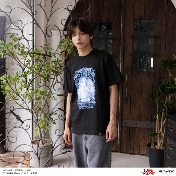 デコラティブTシャツ 2（龍咲海＆クレフ）ブラック