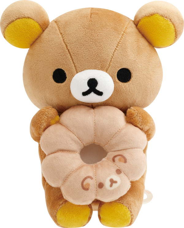 リラックマ×ミスタードーナツ「ドーナツまくまくぬいぐるみ　リラックマ（ポン・デ・リング）」（C）MISDO 25（C）SAN-X