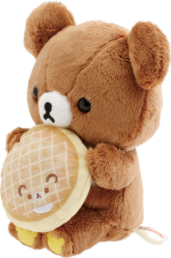 リラックマ×ミスタードーナツ「ドーナツまくまくぬいぐるみ　チャイロイコグマ（エンゼルクリーム）」（C）MISDO 25（C）SAN-X