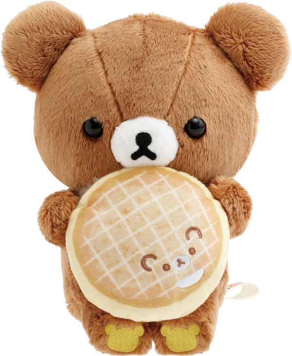 リラックマ×ミスタードーナツ「ドーナツまくまくぬいぐるみ　チャイロイコグマ（エンゼルクリーム）」（C）MISDO 25（C）SAN-X