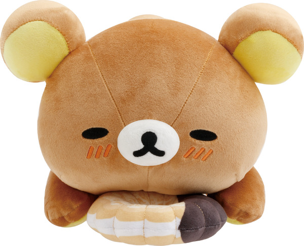 リラックマ×ミスタードーナツ「ドーナツまくまくクッション　リラックマ（エンゼルフレンチ）」（C）MISDO 25（C）SAN-X