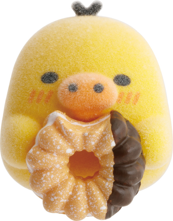 リラックマ×ミスタードーナツ「プチリラックママスコット　キイロイトリ」（C）MISDO 25（C）SAN-X