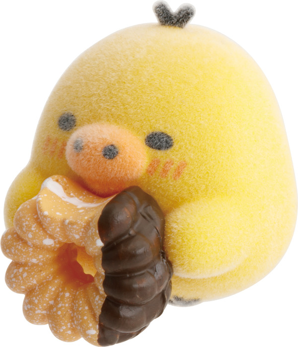 リラックマ×ミスタードーナツ「プチリラックママスコット　キイロイトリ」（C）MISDO 25（C）SAN-X