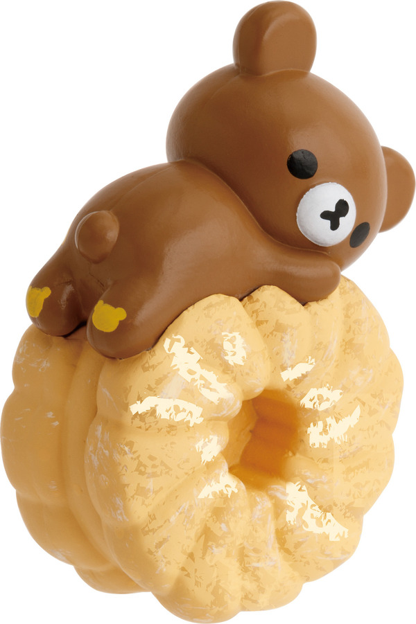 リラックマ×ミスタードーナツ「マグネットコレクション　チャイロイコグマ（フレンチクルーラー）」（C）MISDO 25（C）SAN-X