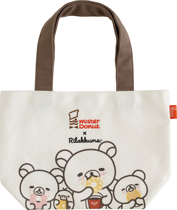 リラックマ×ミスタードーナツ「ミニトートバッグ」（C）MISDO 25（C）SAN-X