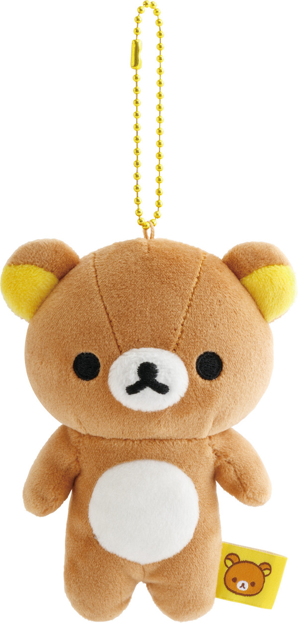 「もーちもちぶらさげぬいぐるみ　リラックマ」（C）2025 SAN-X CO., LTD. ALL RIGHTS RESERVED.