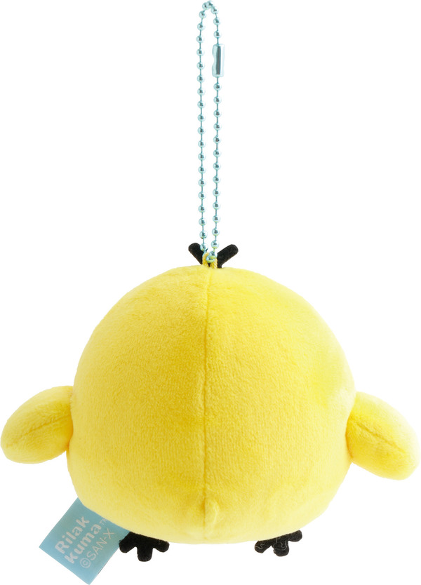 「もーちもちぶらさげぬいぐるみ　キイロイトリ」（C）2025 SAN-X CO., LTD. ALL RIGHTS RESERVED.