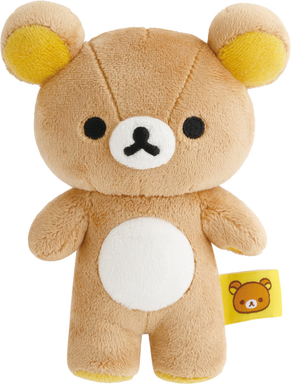 「立てるリラックマ　ミニぬいぐるみ」（C）2025 SAN-X CO., LTD. ALL RIGHTS RESERVED.