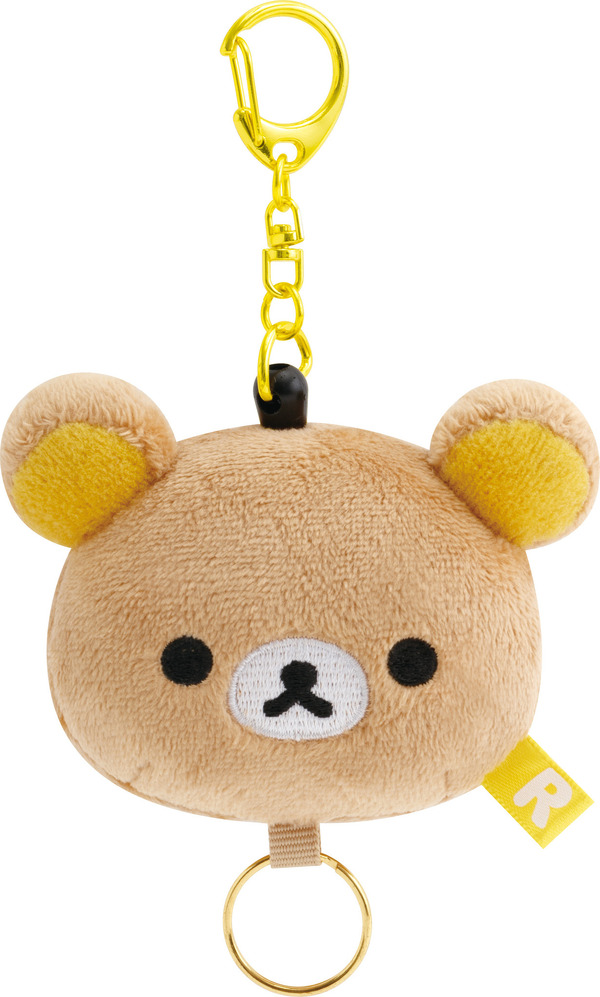 「ぬいぐるみリールキーホルダー　リラックマ」（C）2025 SAN-X CO., LTD. ALL RIGHTS RESERVED.
