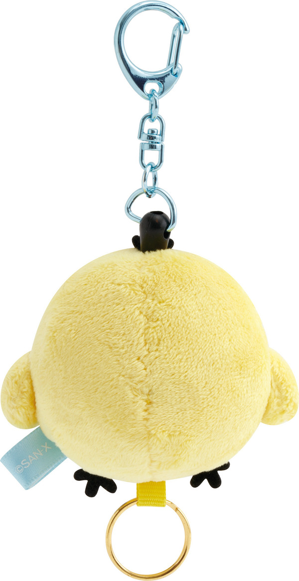 「ぬいぐるみリールキーホルダー　キイロイトリ」（C）2025 SAN-X CO., LTD. ALL RIGHTS RESERVED.