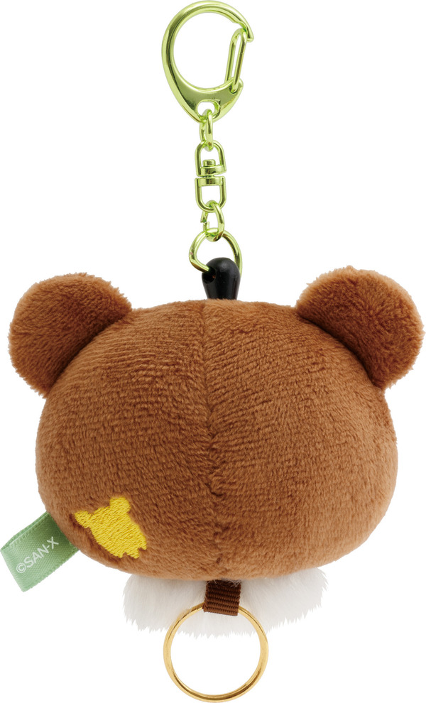 「ぬいぐるみリールキーホルダー　チャイロイコグマ」（C）2025 SAN-X CO., LTD. ALL RIGHTS RESERVED.