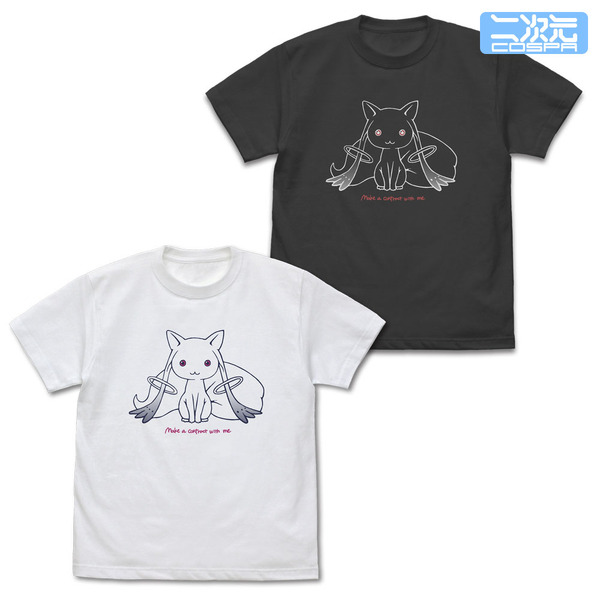 『劇場版 魔法少女まどか☆マギカ[新編]叛逆の物語』「キュゥべえ ラインアート Tシャツ」3,300円（税込）（C）Magica Quartet／Aniplex・Madoka Movie Project Rebellion
