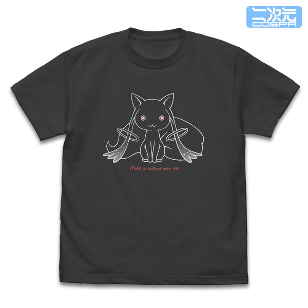 『劇場版 魔法少女まどか☆マギカ[新編]叛逆の物語』「キュゥべえ ラインアート Tシャツ」3,300円（税込）（C）Magica Quartet／Aniplex・Madoka Movie Project Rebellion