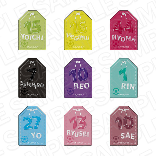 お名前アクリルバッジ(ブラインド)White&Pistachio ver.