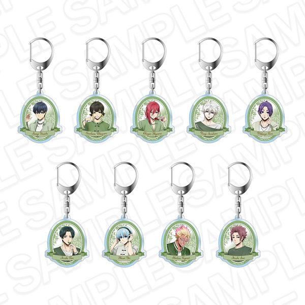 ホログラムキーホルダーWhite&Pistachio ver.