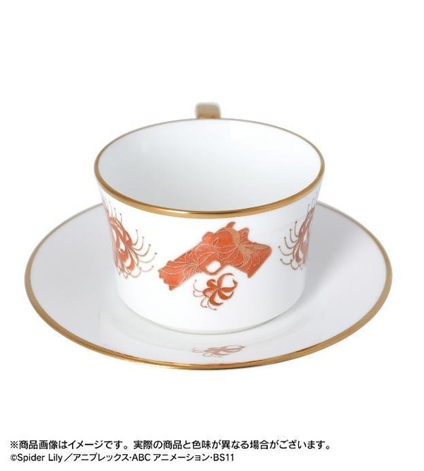 TVアニメ『リコリス・リコイル』ノリタケコラボ「錦木千束　カップ＆ソーサー」（C）Spider Lily／アニプレックス・ABCアニメーション・BS11