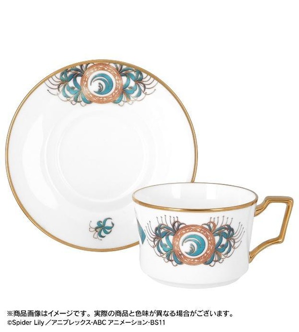 TVアニメ『リコリス・リコイル』ノリタケコラボ「井ノ上たきな　カップ＆ソーサー」（C）Spider Lily／アニプレックス・ABCアニメーション・BS11