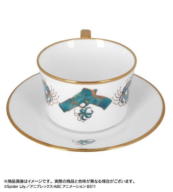 TVアニメ『リコリス・リコイル』ノリタケコラボ「井ノ上たきな　カップ＆ソーサー」（C）Spider Lily／アニプレックス・ABCアニメーション・BS11