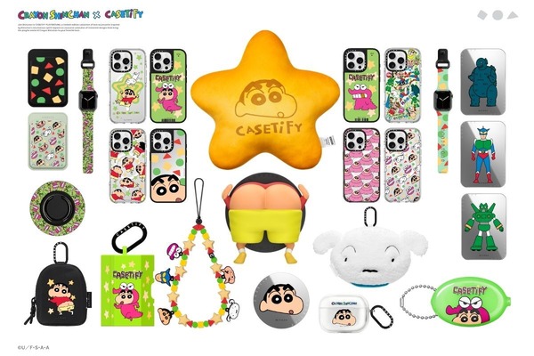 「クレヨンしんちゃん x CASETiFY」コレクション（C）U／F・S・A・A