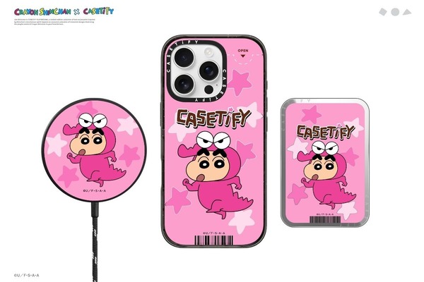 「クレヨンしんちゃん x CASETiFY」コレクション（C）U／F・S・A・A