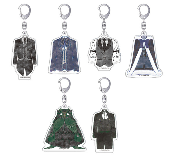 TVアニメ『黒執事 -緑の魔女編-』「衣装キーホルダーコレクション」（C）Yana Toboso/SQUARE ENIX,Project Black Butler