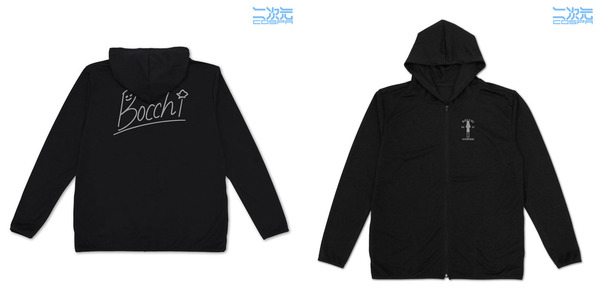 アニメ『ぼっち・ざ・ろっく！』「ぼっちちゃんのサイン 薄手ドライパーカー」（C）はまじあき／芳文社・アニプレックス