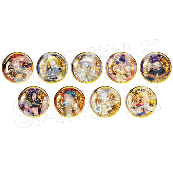 彫金Wコンパクトミラー（全9種）