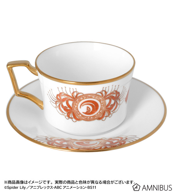 ノリタケコラボ 錦木千束 カップ&ソーサー（C）Spider Lily／アニプレックス・ABCアニメーション・BS11
