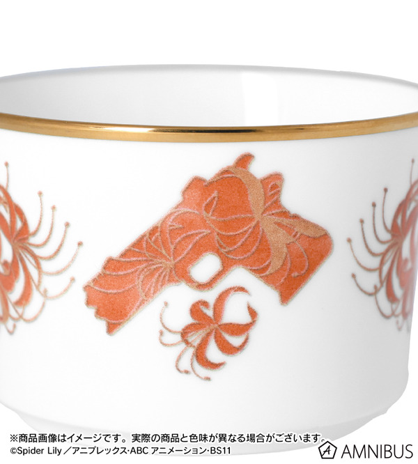 ノリタケコラボ 錦木千束 カップ&ソーサー（C）Spider Lily／アニプレックス・ABCアニメーション・BS11