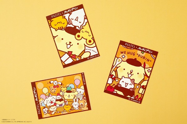 「ポムポムプリンの焼き菓子えほん」ステッカーシール