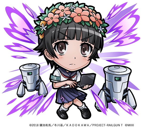 闇属性 ★6　初春飾利（進化後）CV：豊崎愛生