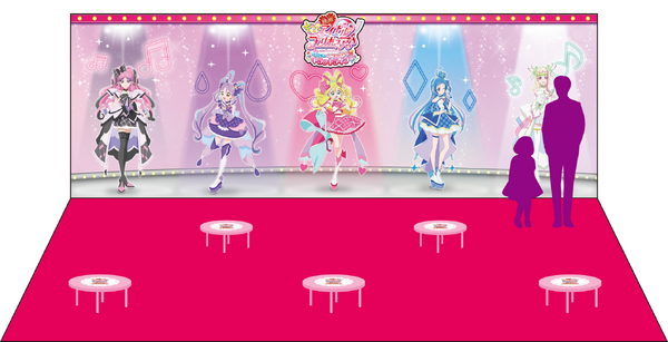 「映画公開記念　キミとアイドルプリキュア♪コラボイベント in 横浜ランドマークタワー」推しキャラ　ぬり絵コーナー（C）2025 映画キミとアイドルプリキュア♪製作委員会（C）ABC-A・東映アニメーション