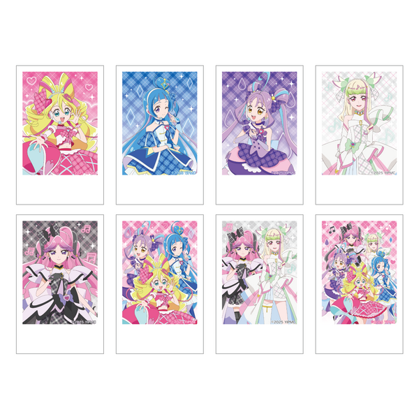 『映画キミとアイドルプリキュア♪』×Cafe Fan Baseオリジナルコラボグッズ「チェキ風ステッカー」（C）2025 映画キミとアイドルプリキュア♪製作委員会（C）ABC-A・東映アニメーション