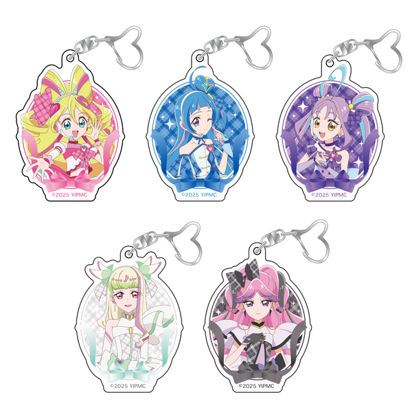 『映画キミとアイドルプリキュア♪』×Cafe Fan Baseオリジナルコラボグッズ「アクリルキーホルダー」（C）2025 映画キミとアイドルプリキュア♪製作委員会（C）ABC-A・東映アニメーション