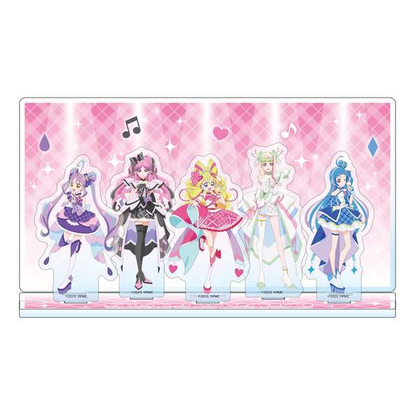 『映画キミとアイドルプリキュア♪』×Cafe Fan Baseオリジナルコラボグッズ「アクリルジオラマ」（C）2025 映画キミとアイドルプリキュア♪製作委員会（C）ABC-A・東映アニメーション