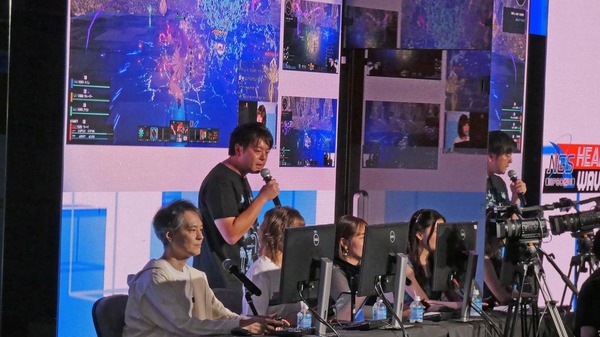 「NGS ヘッドライン WAVE」の様子