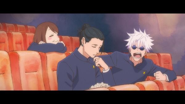 『劇場版総集編 呪術廻戦 懐玉・玉折』劇場版総集編じゅじゅさんぽ 場面カット（C）芥見下々／集英社・呪術廻戦製作委員会