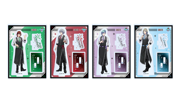 「COCO'Sと新たなる到達点（ユートピア）～DELICIOUS NIGHT（デリシャス ナイト）～キャンペーン」ココス限定！オリジナルアクリルスタンドパネル ランダム全4種／990円（C）UTA☆PRI-MOVIE TN PROJECT