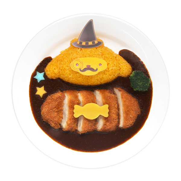ポムポムプリンのハロウィーン紳士のカツカレー