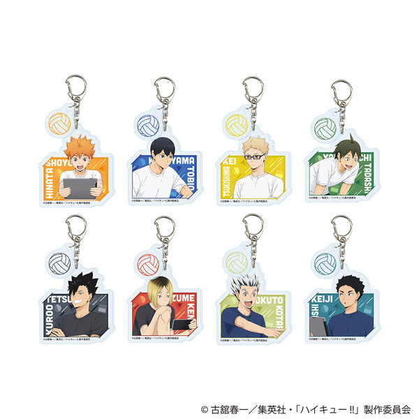 トレーディングパーツ付きアクリルキーホルダー（全8種）※ブラインド