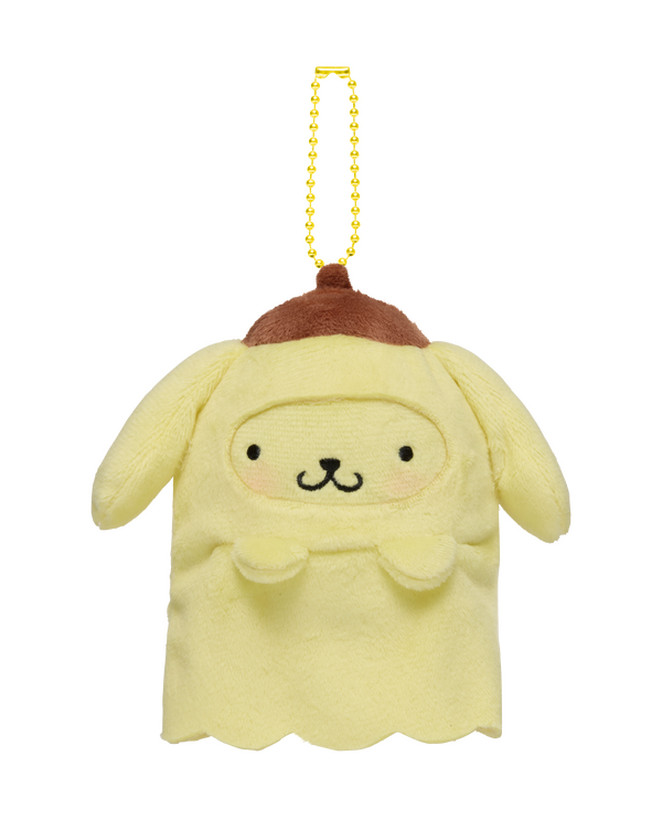 Happyくじ「Sanrio characters Halloween 2025」ぬいぐるみチャーム賞：ポムポムプリン（C）2025 SANRIO CO., LTD. APPROVAL NO. E25080701