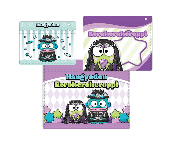 Happyくじ「Sanrio characters Halloween 2025」ジッパーバックSET賞　ハンギョドン、けろけろけろっぴ（C）2025 SANRIO CO., LTD. APPROVAL NO. E25080701