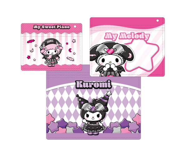 Happyくじ「Sanrio characters Halloween 2025」ジッパーバックSET賞　クロミ、マイメロディ、マイスウィートピアノ（C）2025 SANRIO CO., LTD. APPROVAL NO. E25080701