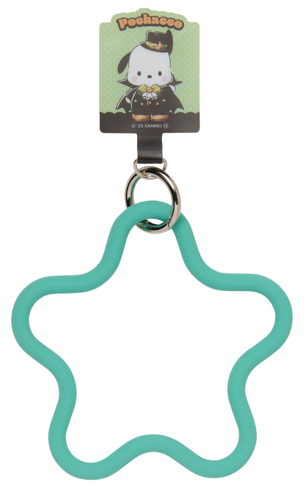 Happyくじ「Sanrio characters Halloween 2025」スマホストラップ賞：ポチャッコ（C）2025 SANRIO CO., LTD. APPROVAL NO. E25080701