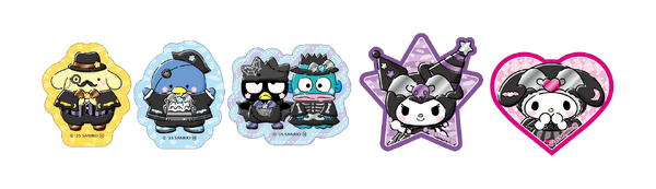 Happyくじ「Sanrio characters Halloween 2025」ステッカーSET賞（C）2025 SANRIO CO., LTD. APPROVAL NO. E25080701