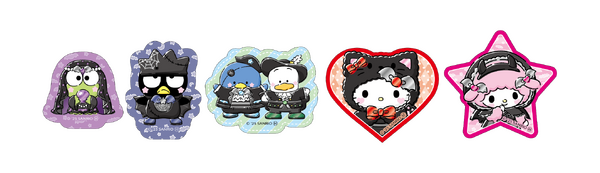 Happyくじ「Sanrio characters Halloween 2025」ステッカーSET賞（C）2025 SANRIO CO., LTD. APPROVAL NO. E25080701