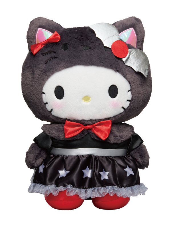 Happyくじ「Sanrio characters Halloween 2025」LAST賞：BIG ハローキティ ぬいぐるみ　イメージ（C）2025 SANRIO CO., LTD. APPROVAL NO. E25080701