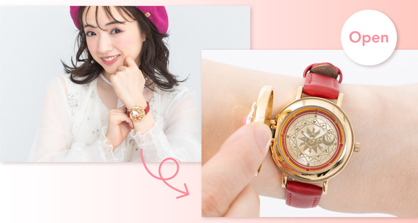 TVアニメ『カードキャプターさくら クリアカード編』「封印の鍵 モデル 蓋付き腕時計」使用例（C）CLAMP・ST/講談社・NEP・NHK