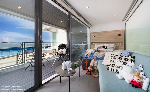 スペースキーポイント リビエラ逗子マリーナ宿泊【1日1棟限定】「ムーミン」と寛ぐグランピングプラン